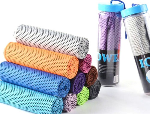 Mesh fabric microfiber running and sport best cooling towel supplier in China