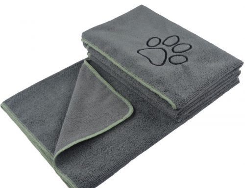 Paw print towels thick soft hand feeling microfiber fabric paw dog bath towel 60x120cm