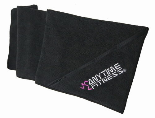 Super water absorbent microfiber fintess towel with embroidery logo and pocket  gym towels for sweat