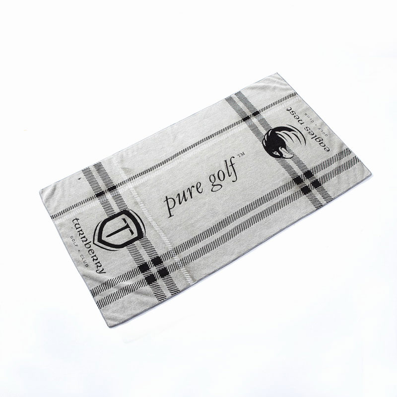 microfiber silkscreen printed promotional beach towel