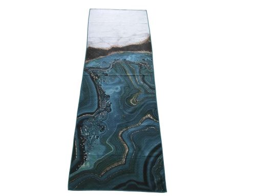 Premium Anti-Slip Yoga Mat Towel with Silicone Backing – 420 GSM Microfiber